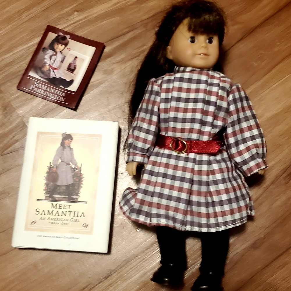 RETIRED 1996 Mini American Girl Historical Doll & Book All pieces for outfit